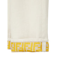 Fendi Fendi Neutrals Denim - Straight-Leg Jeans Women