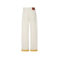 Fendi Fendi Neutrals Denim - Straight-Leg Jeans Women