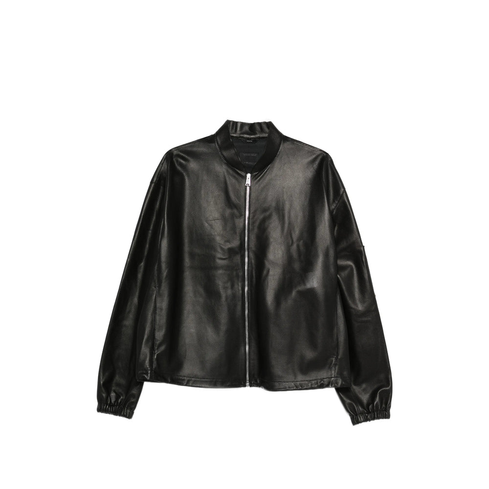 Fendi Black Jackets - Leather Jackets Men