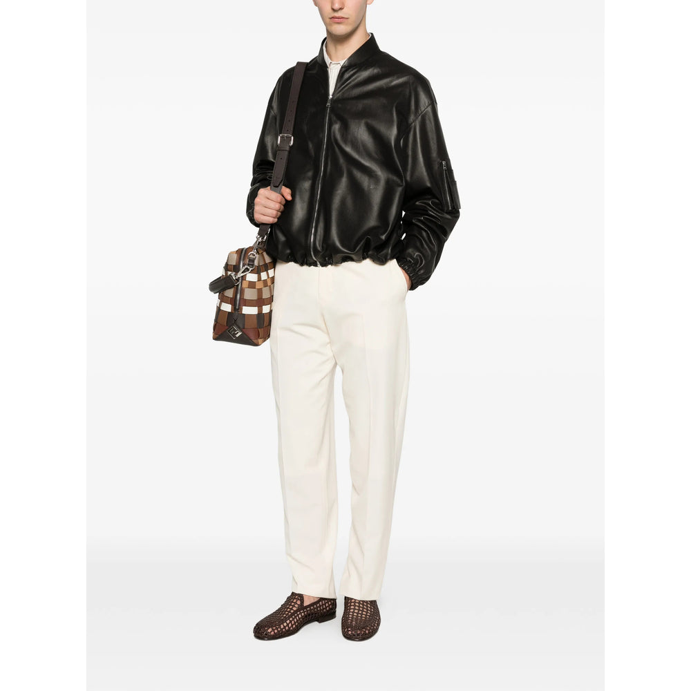 Fendi Black Jackets - Leather Jackets Men