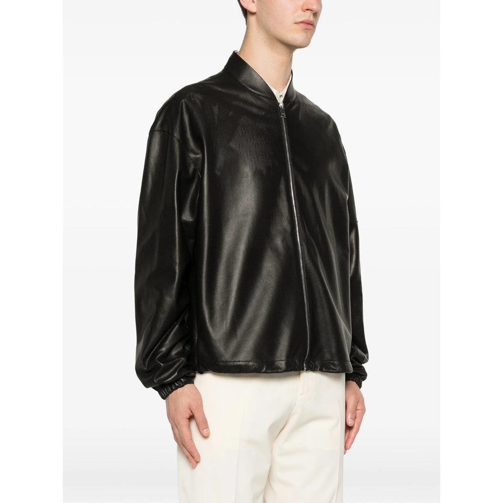 Fendi Black Jackets - Leather Jackets Men