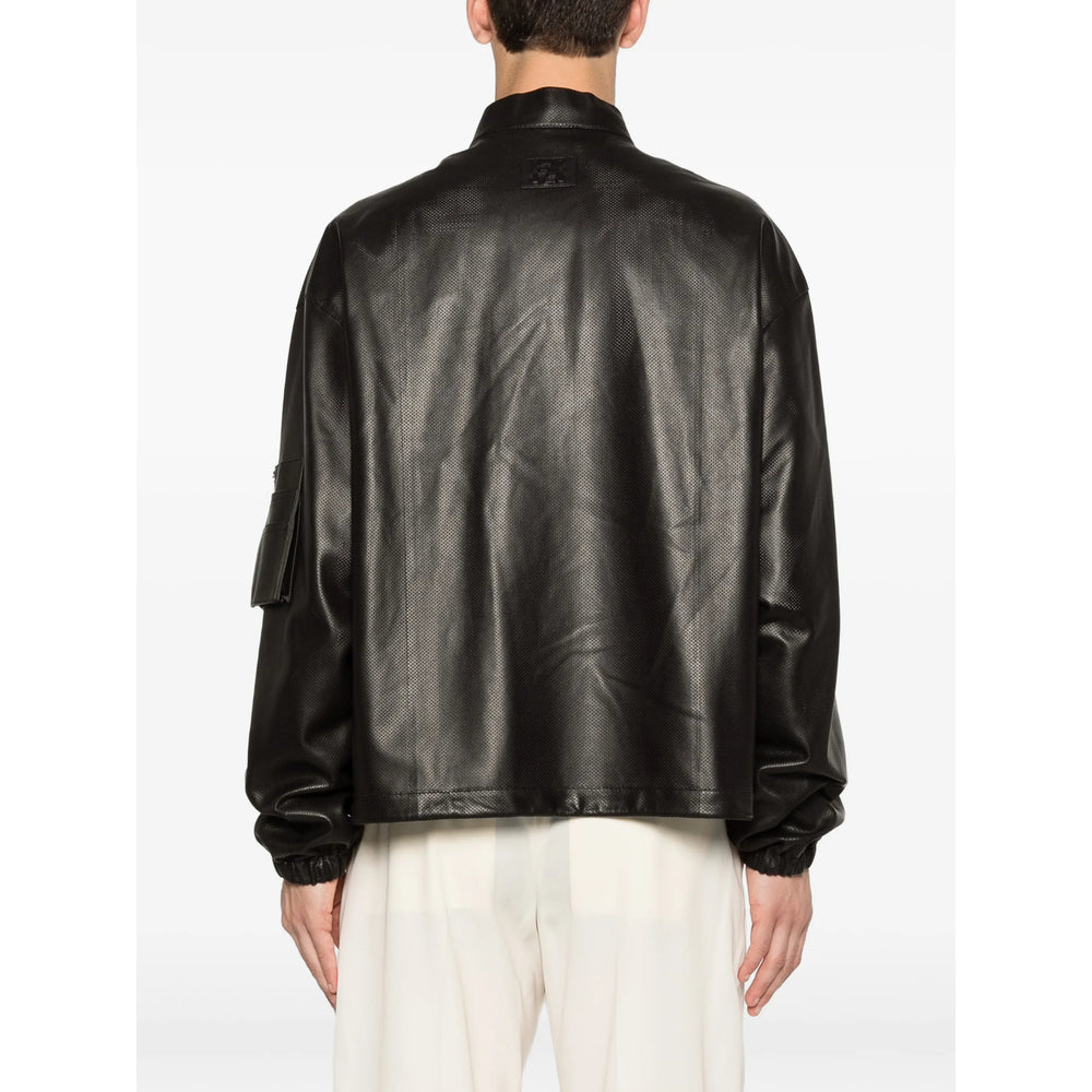 Fendi Black Jackets - Leather Jackets Men