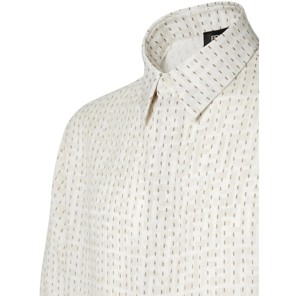 Fendi Fendi Neutrals Shirts Men