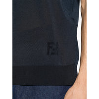Fendi Blue T-Shirts & Vests - T-Shirts Men