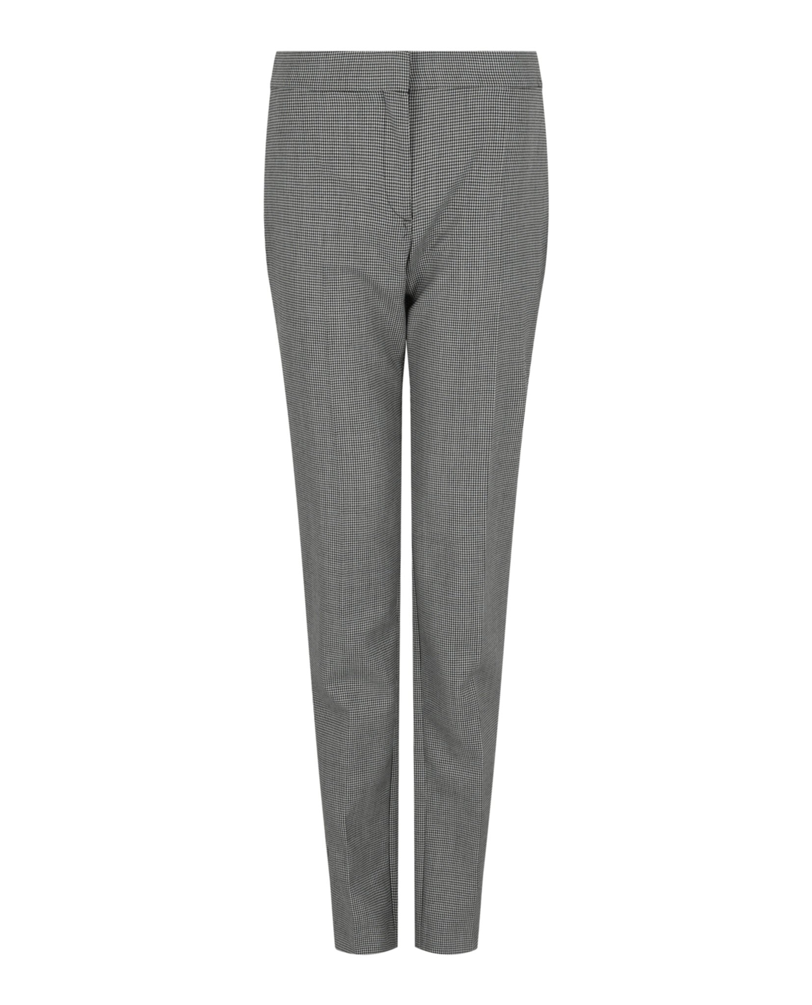 Alexander McQueen Womens Houndstooth Cigarette Trousers