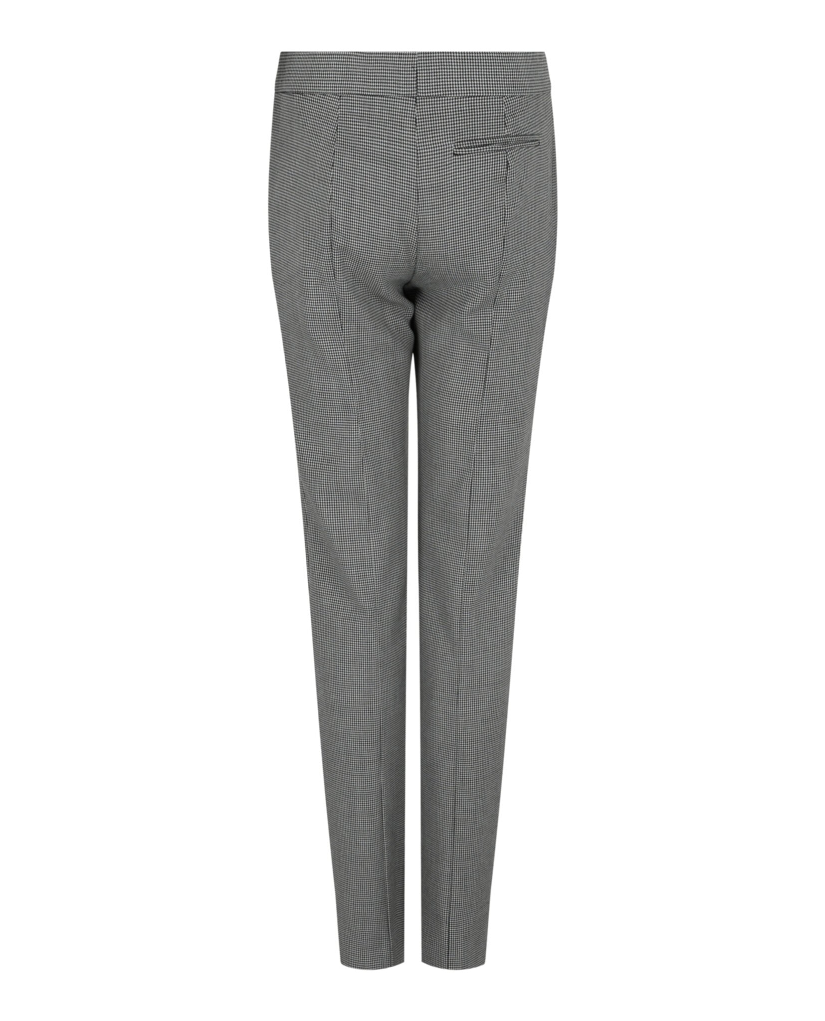Alexander McQueen Womens Houndstooth Cigarette Trousers