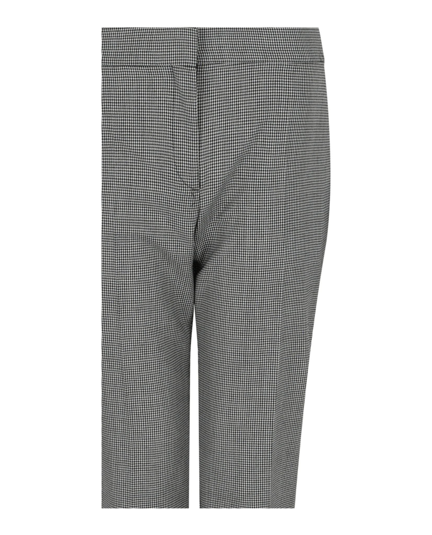 Alexander McQueen Womens Houndstooth Cigarette Trousers