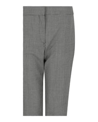Alexander McQueen Womens Houndstooth Cigarette Trousers