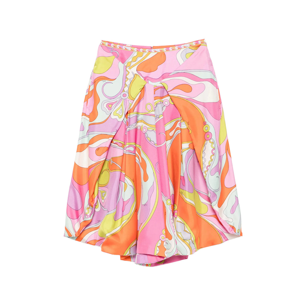 Pucci Pink Trousers - High-Waisted Trousers Women