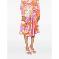 Pucci Pink Trousers - High-Waisted Trousers Women