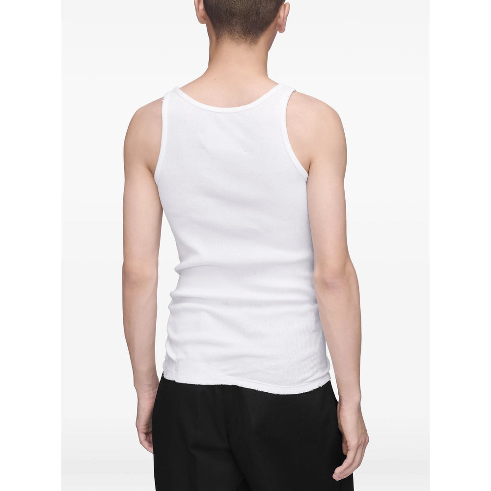 Maison Margiela White T-Shirts & Vests - Vests & Tanks Men