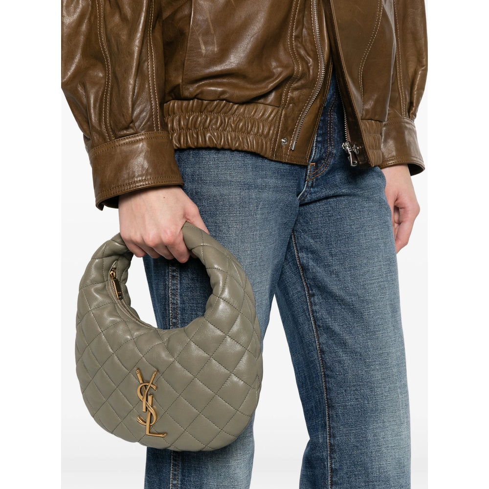 Saint Laurent Green Tote Bags Women
