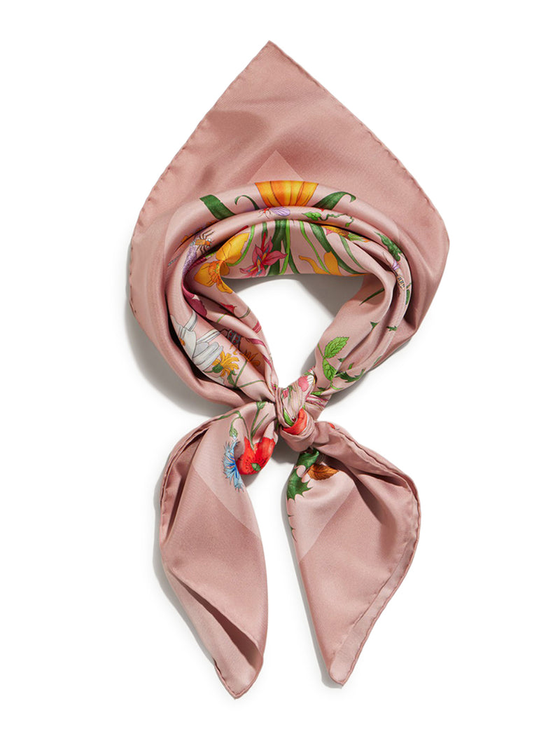Gucci Gucci Women Printed Silk Twill Scarf