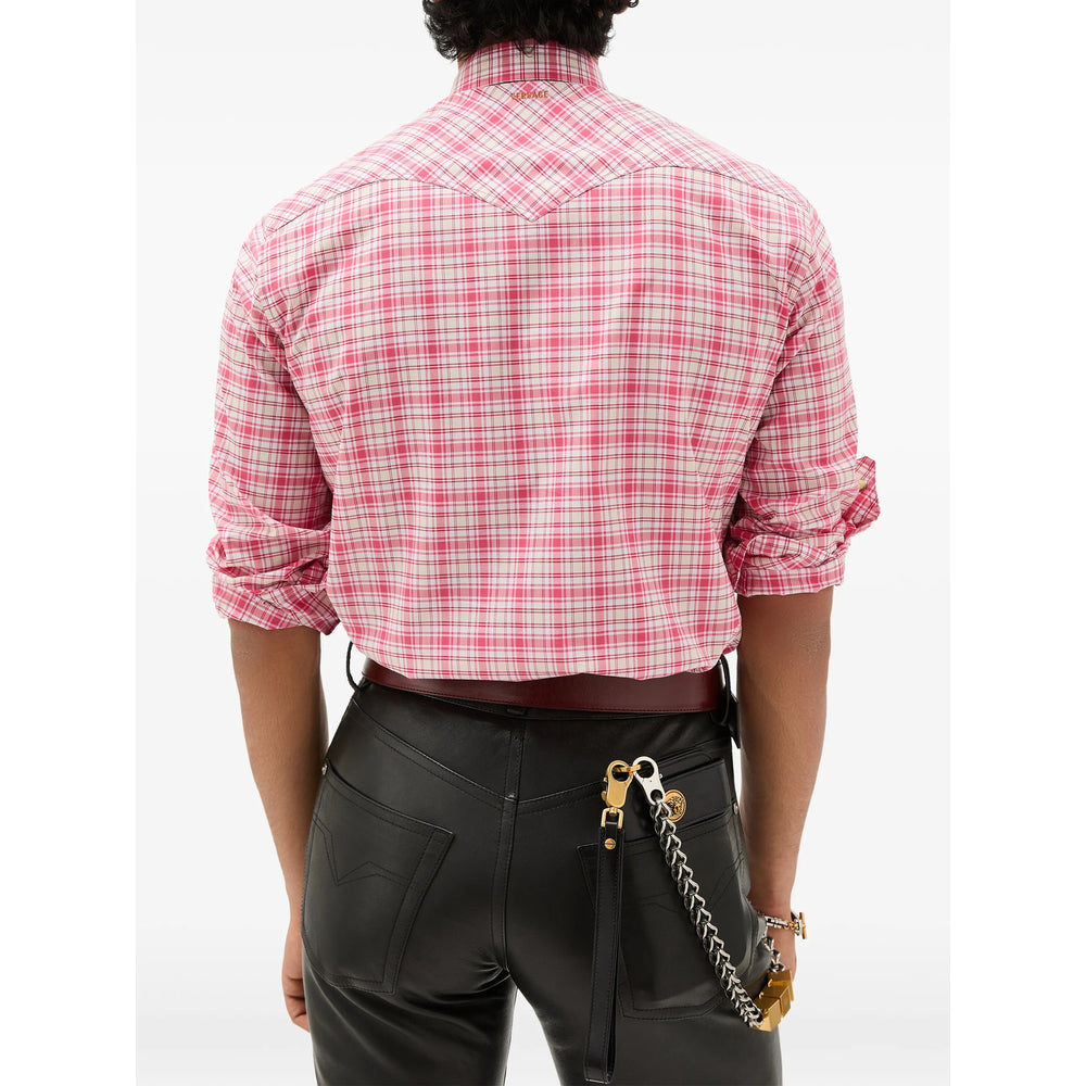 Versace Red Shirts Men