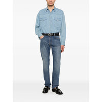 Versace Blue Denim - Regular & Straight-Leg Jeans Men