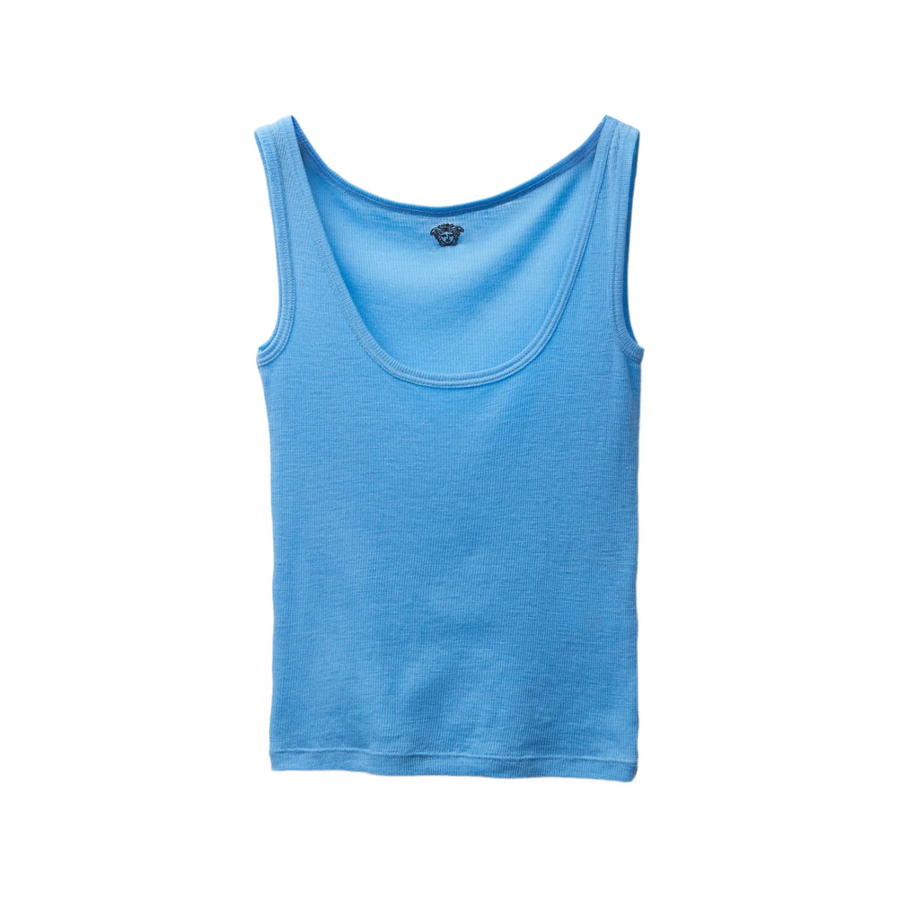 Versace Blue Tops - Vests & Tank Tops Women