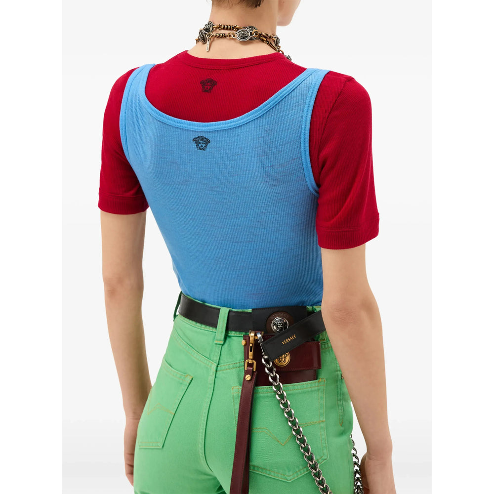 Versace Blue Tops - Vests & Tank Tops Women