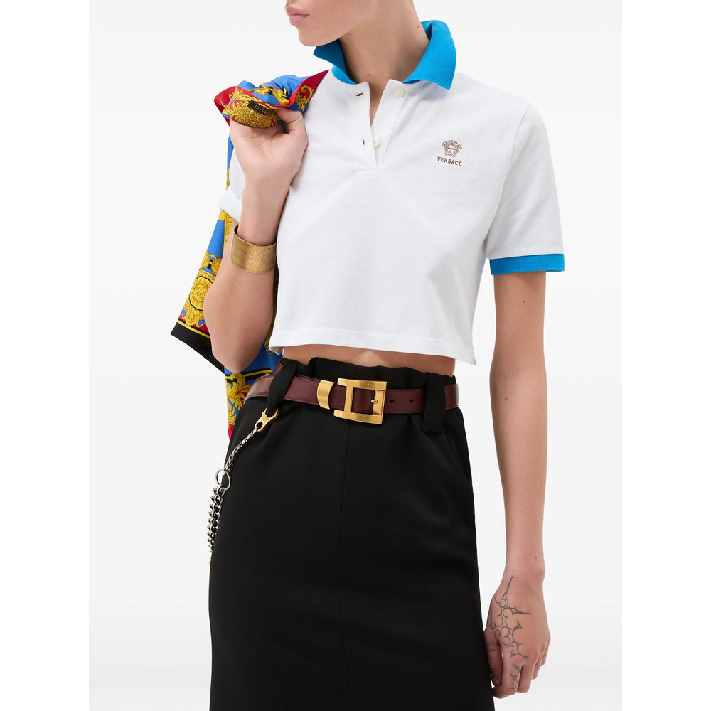 Versace White Tops - Polo Tops Women