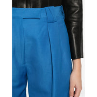 Versace Versace Blue Trousers - Straight Trousers Women