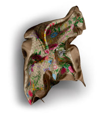 Gucci Gucci Women Silk Twill Scarf With Gg Print
