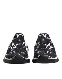 Dolce & Gabbana Black White Sorrento Low Top Sneakers Men's Shoes