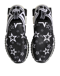 Dolce & Gabbana Black White Sorrento Low Top Sneakers Men's Shoes