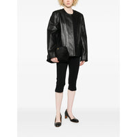 Toteme Black Jackets - Leather Jackets Women