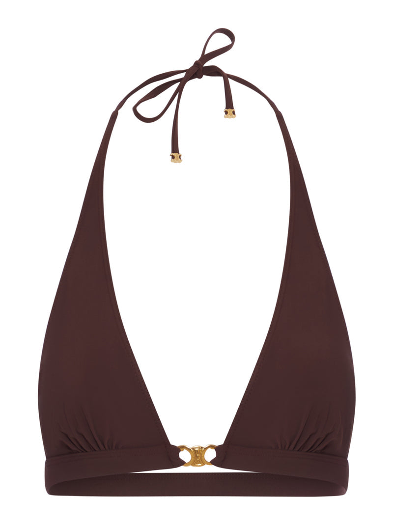 Celine Celine Women Triomphe Triangle Top In Matte Jersey
