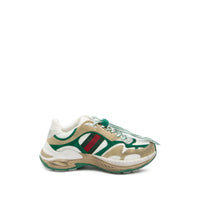 GUCCI Gucci Men Suede Sneakers With Side Web Detail
