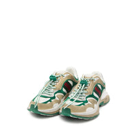 GUCCI Gucci Men Suede Sneakers With Side Web Detail