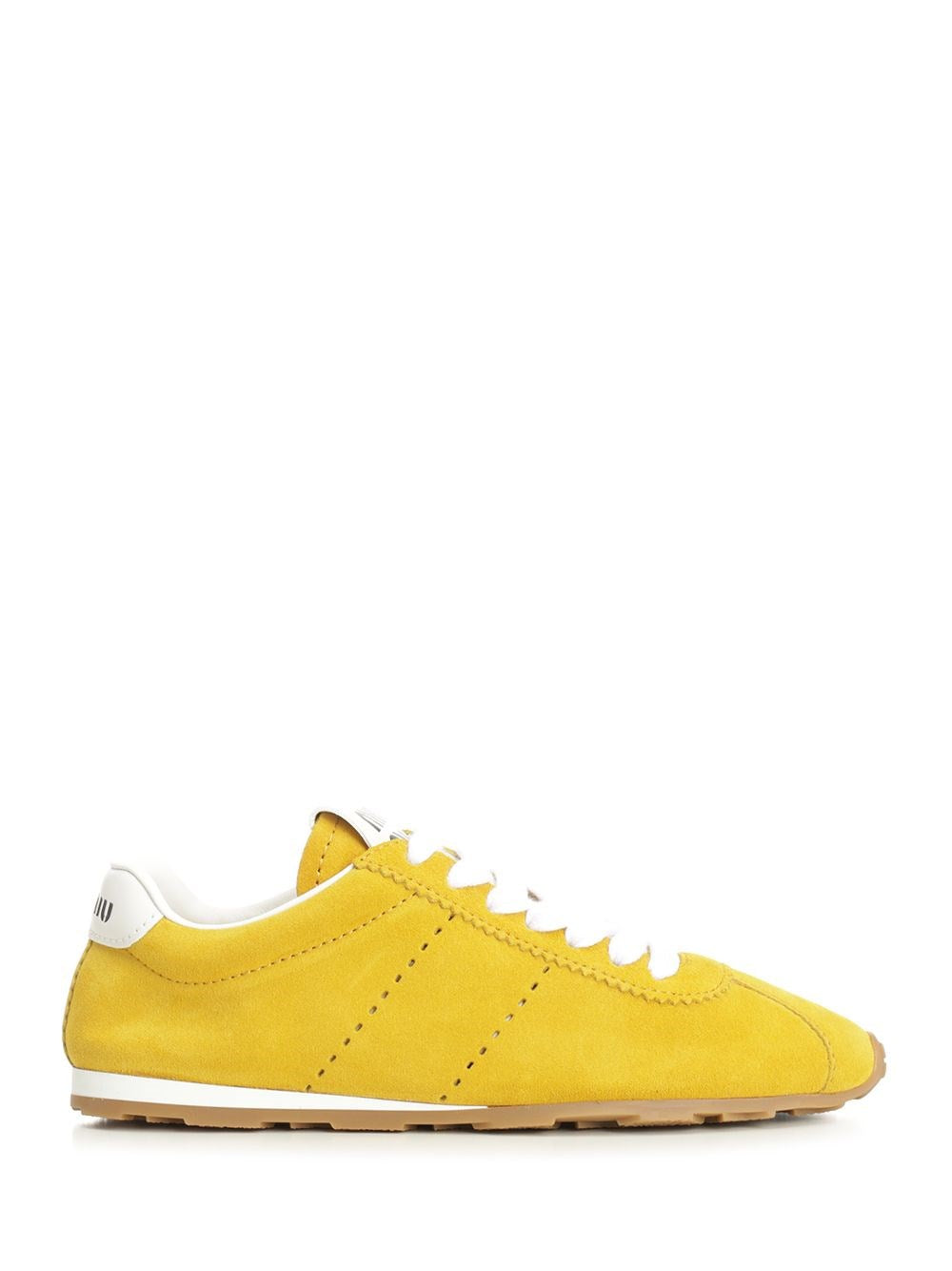 Miu Miu Women Plume Suede Sneakers
