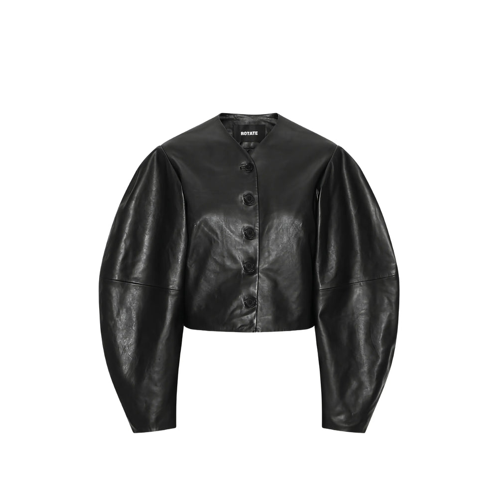 Rotate Black Jackets - Leather Jackets Women