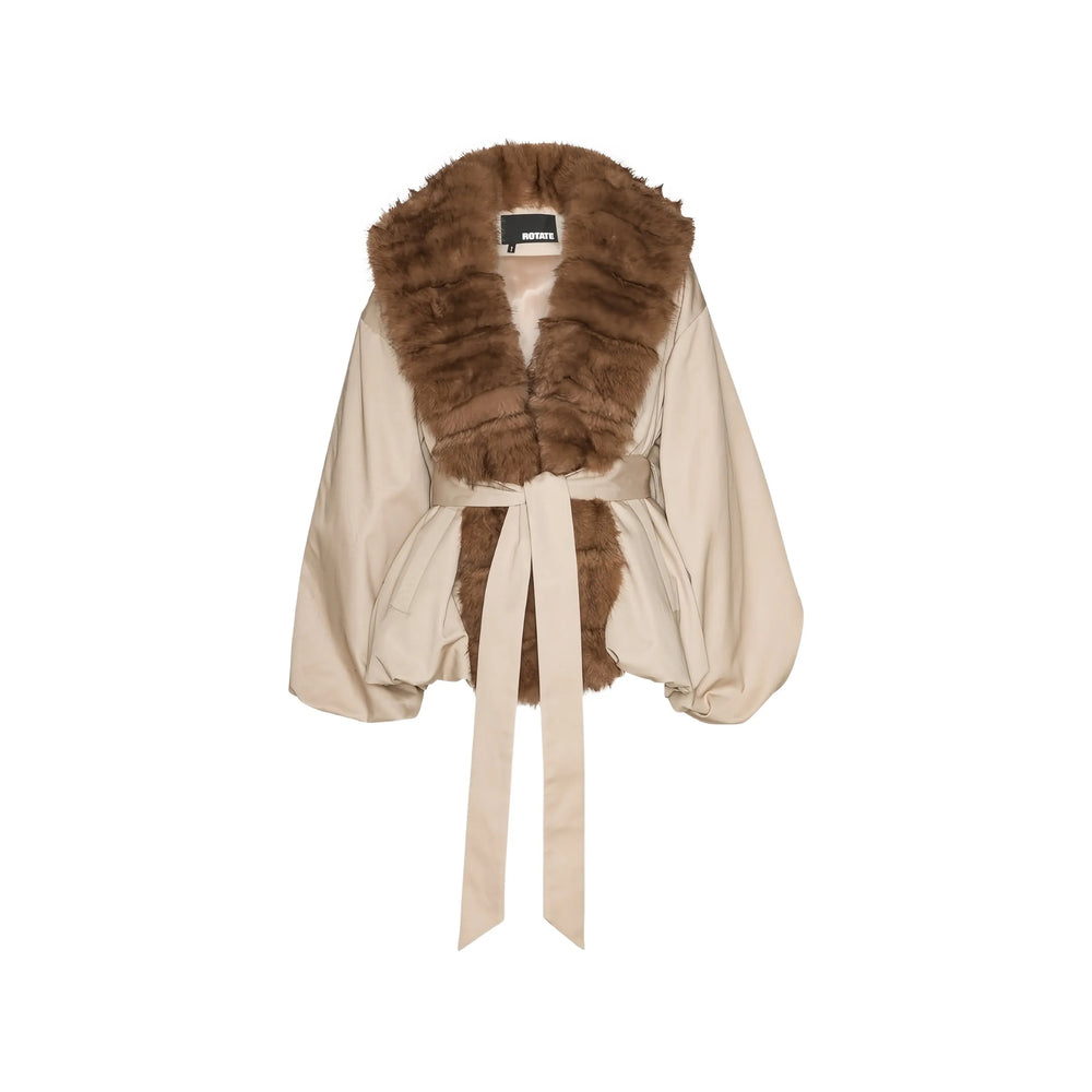 Rotate Neutrals Jackets - Faux Fur & Shearling Jackets Women
