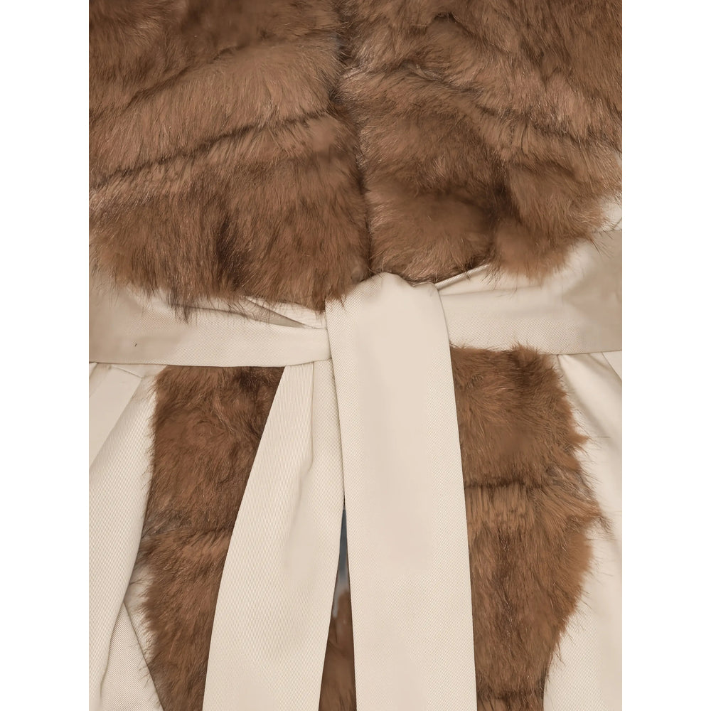 Rotate Neutrals Jackets - Faux Fur & Shearling Jackets Women