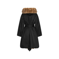 Rotate Black Coats - Faux Fur Coats Women
