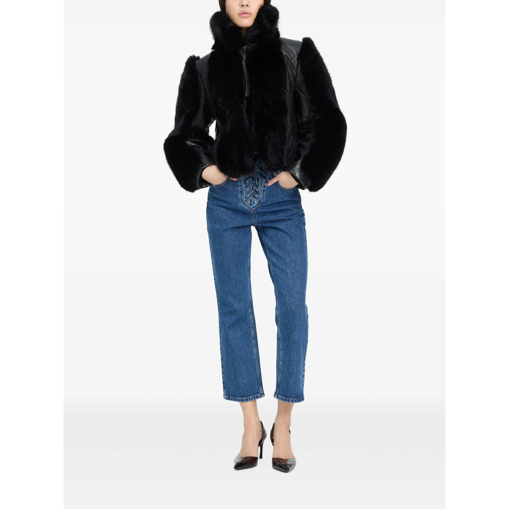Rotate Black Jackets - Faux Fur & Shearling Jackets Women