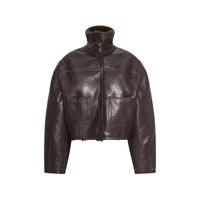 Rotate Brown Jackets - Leather Jackets Women