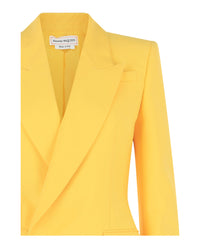 Alexander McQueen Womens Tailored Double-Breasted Blazer