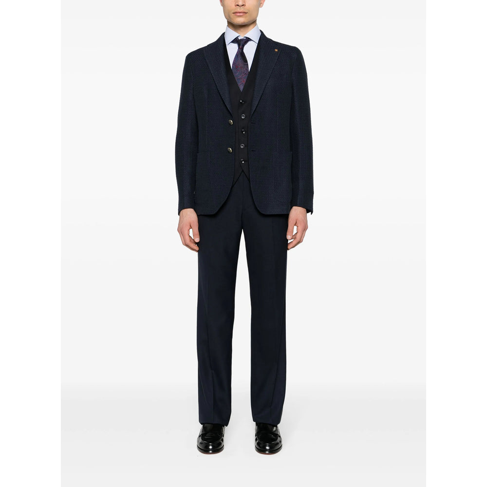 Tagliatore Blue Jackets - Waistcoats & Gilets Men