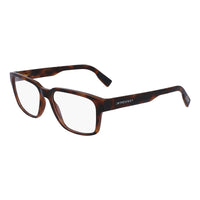 Lacoste Eyeglasses Rectangle Full Rim, Havana Frame and Clear Demo Lens Lens L2927N214