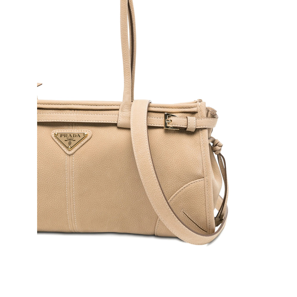 Prada Neutrals Shoulder Bags Women
