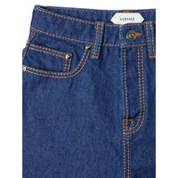 Versace Versace Blue Denim - Straight-Leg Jeans Women