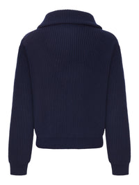 Celine Men Wool And Cashmere Blend Zip-Up Sweater