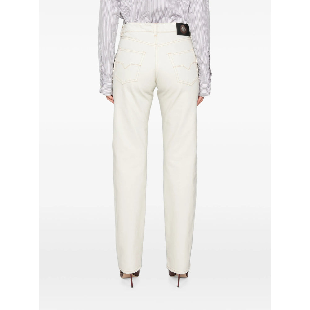 Versace Versace Blue Denim - Straight-Leg Jeans Women