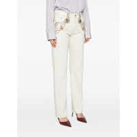 Versace Versace Blue Denim - Straight-Leg Jeans Women