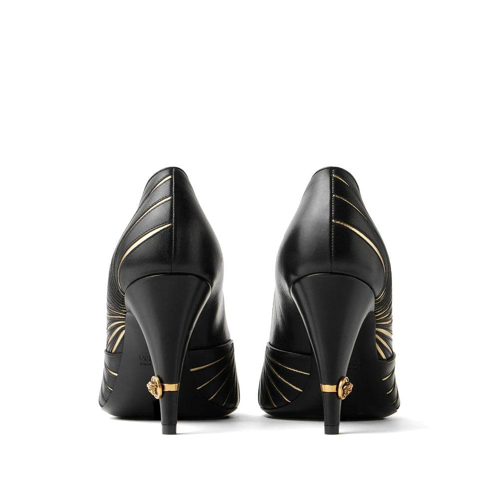 Versace Black Shoes Women