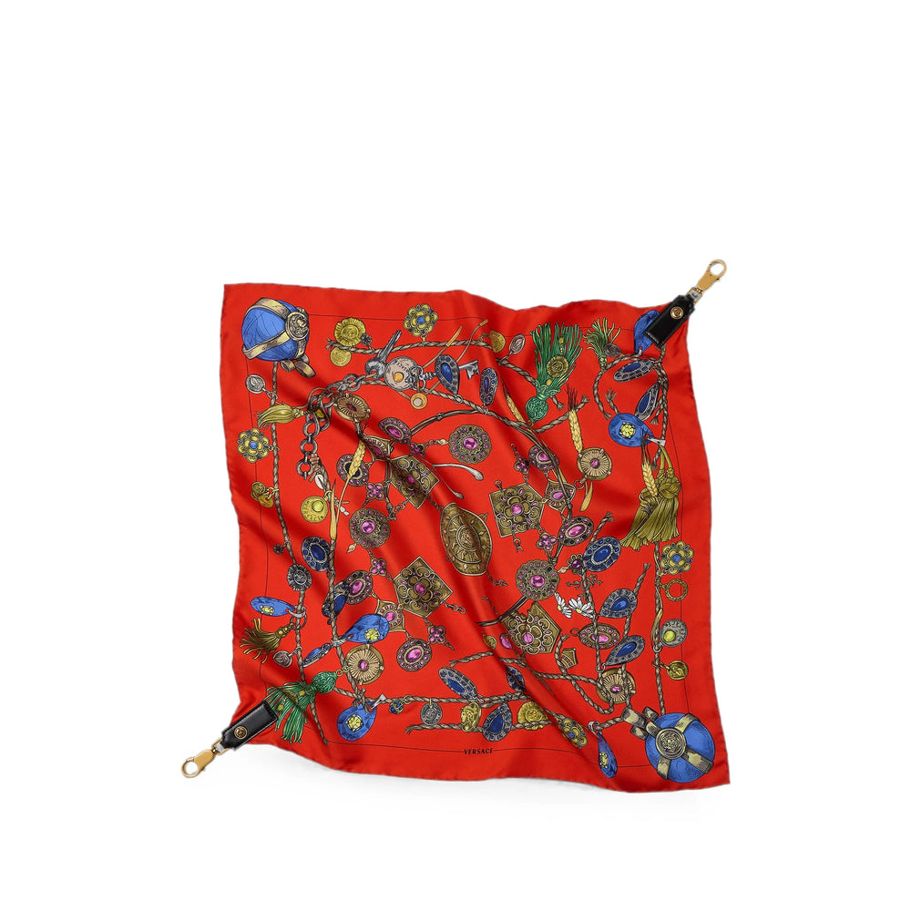 Versace Red Scarves Women