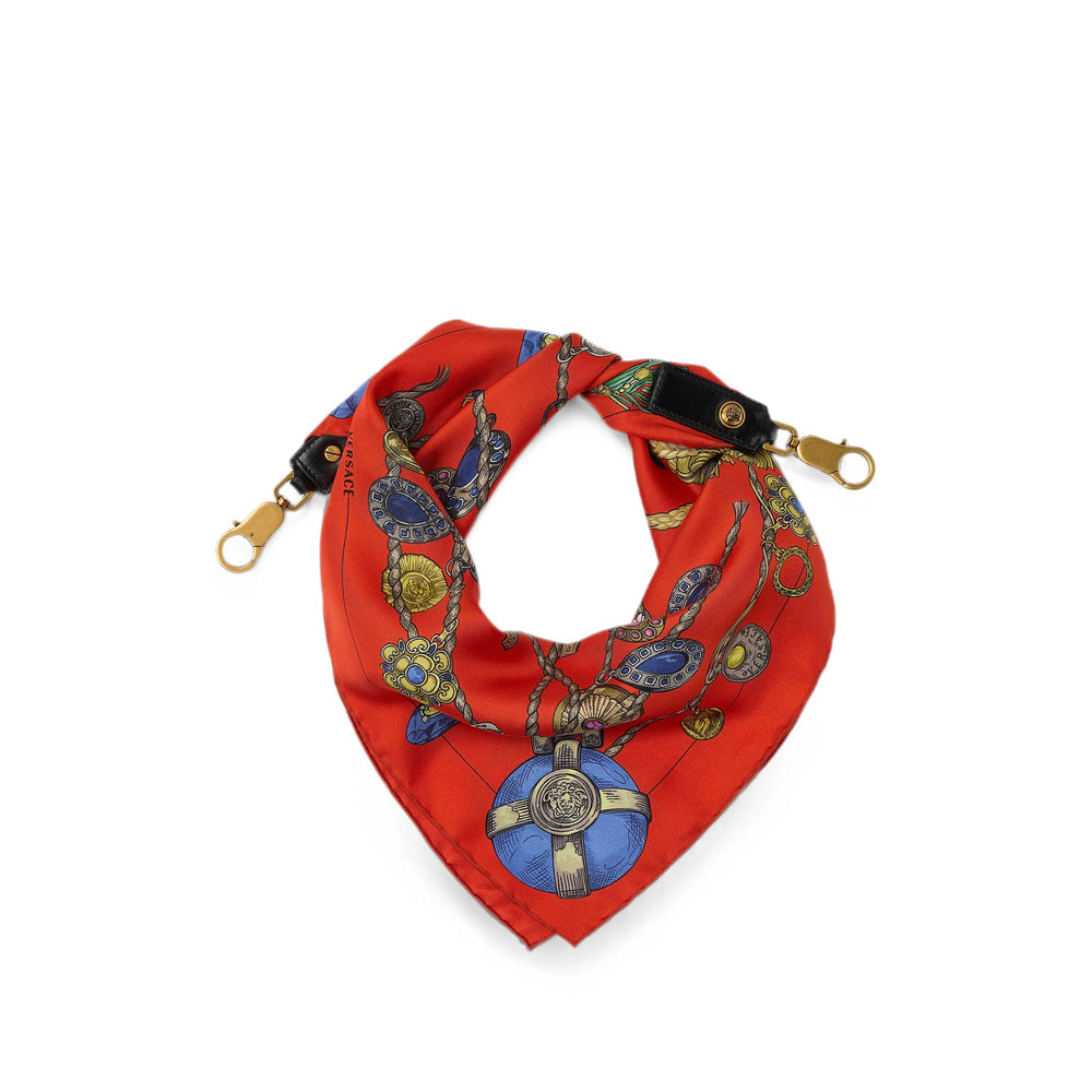 Versace Red Scarves Women