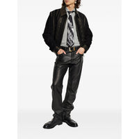 Versace Black Jackets - Leather Jackets Men