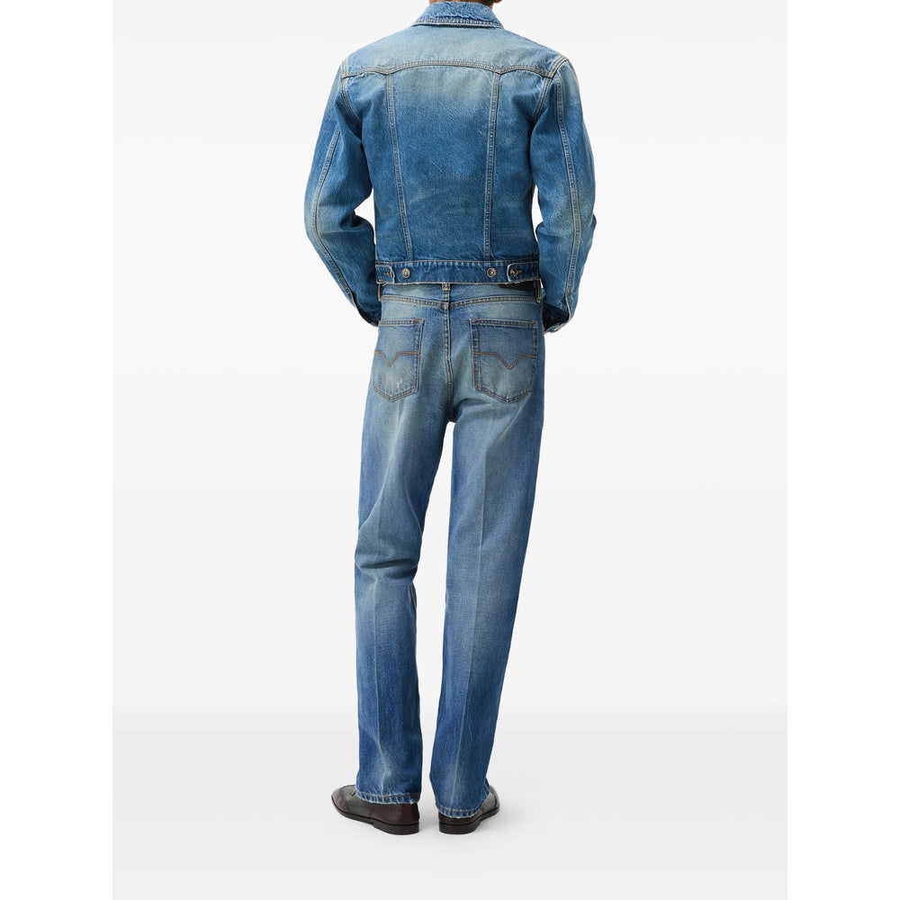 Versace Blue Denim - Regular & Straight-Leg Jeans Men
